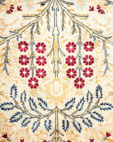 One-of-a-Kind Imported Hand-knotted Area Rug  - Ivory,  6' 3" x 9' 4" - Modern Rug Importers