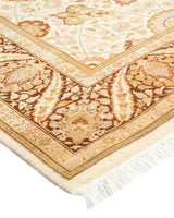 One-of-a-Kind Imported Hand-knotted Area Rug  - Ivory, 6' 4" x 12' 9" - Modern Rug Importers