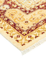 One-of-a-Kind Imported Hand-knotted Area Rug  - Ivory, 6' 5" x 9' 5" - Modern Rug Importers