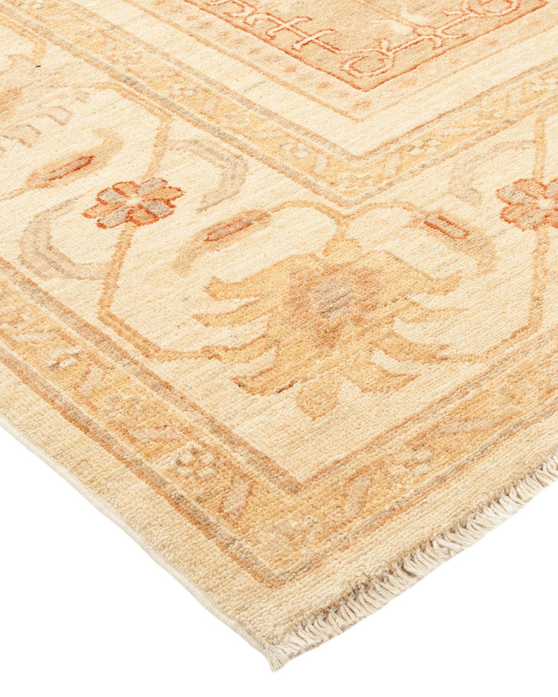 One-of-a-Kind Imported Hand-knotted Area Rug  - Ivory, 6' 7" x 9' 4" - Modern Rug Importers