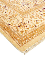 One-of-a-Kind Imported Hand-Knotted Area Rug  - Ivory, 7' 10" x 10' 1" - Modern Rug Importers