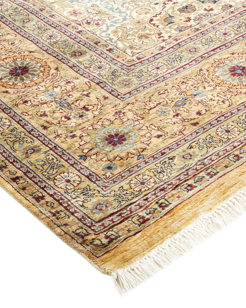 One-of-a-Kind Imported Hand-Knotted Area Rug  - Ivory, 7' 10" x 10' 2" - Modern Rug Importers
