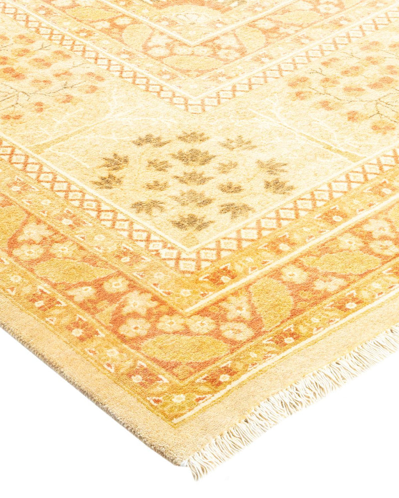 One-of-a-Kind Imported Hand-knotted Area Rug  - Ivory,  7' 10" x 10' 2" - Modern Rug Importers