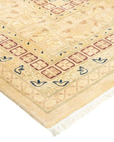 One-of-a-Kind Imported Hand-knotted Area Rug  - Ivory,  8' 0" x 9' 5" - Modern Rug Importers