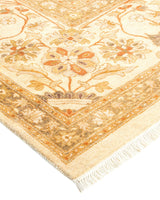 One-of-a-Kind Imported Hand-Knotted Area Rug  - Ivory, 8' 1" x 10' 0" - Modern Rug Importers