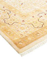 One-of-a-Kind Imported Hand-knotted Area Rug  - Ivory, 8' 1" x 10' 10" - Modern Rug Importers