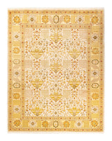 One-of-a-Kind Imported Hand-Knotted Area Rug  - Ivory, 8' 1" x 10' 2" - Modern Rug Importers