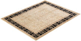 One-of-a-Kind Imported Hand-Knotted Area Rug  - Ivory, 8' 1" x 10' 3" - Modern Rug Importers