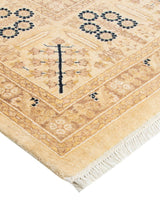 One-of-a-Kind Imported Hand-Knotted Area Rug  - Ivory,  8' 1" x 10' 4" - Modern Rug Importers