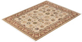 One-of-a-Kind Imported Hand-Knotted Area Rug  - Ivory,  8' 1" x 10' 8" - Modern Rug Importers