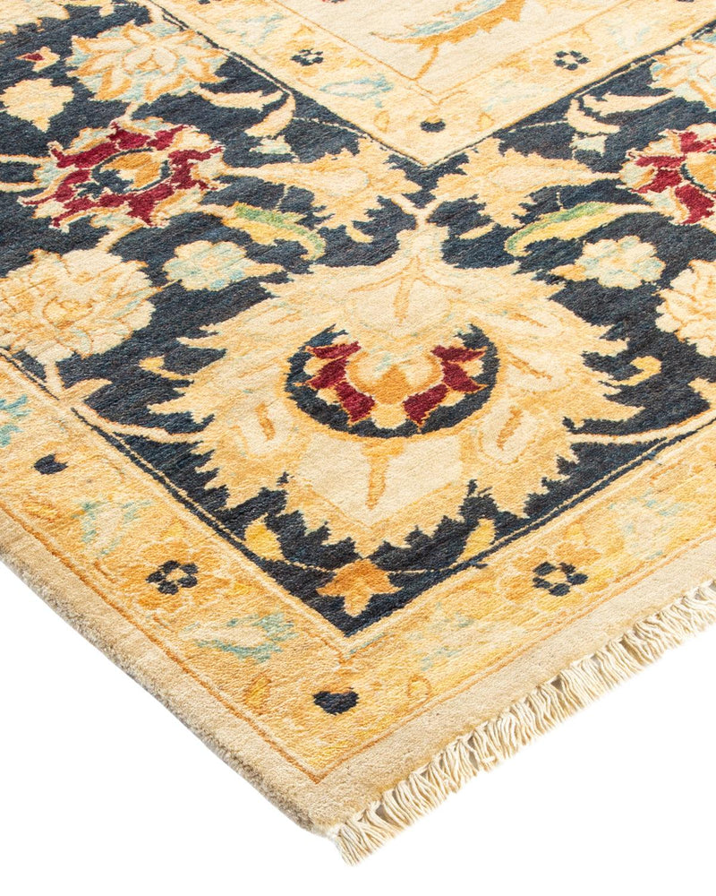One-of-a-Kind Imported Hand-knotted Area Rug  - Ivory, 8' 1" x 9' 6" - Modern Rug Importers