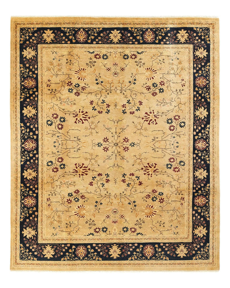 One-of-a-Kind Imported Hand-knotted Area Rug  - Ivory, 8' 1" x 9' 9" - Modern Rug Importers