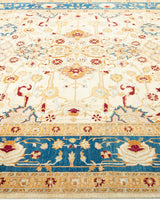 One-of-a-Kind Imported Hand-Knotted Area Rug  - Ivory, 8' 1" x 9' 9" - Modern Rug Importers