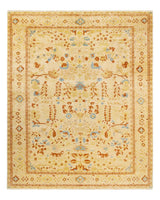 One-of-a-Kind Imported Hand-knotted Area Rug  - Ivory, 8' 10" x 10' 10" - Modern Rug Importers