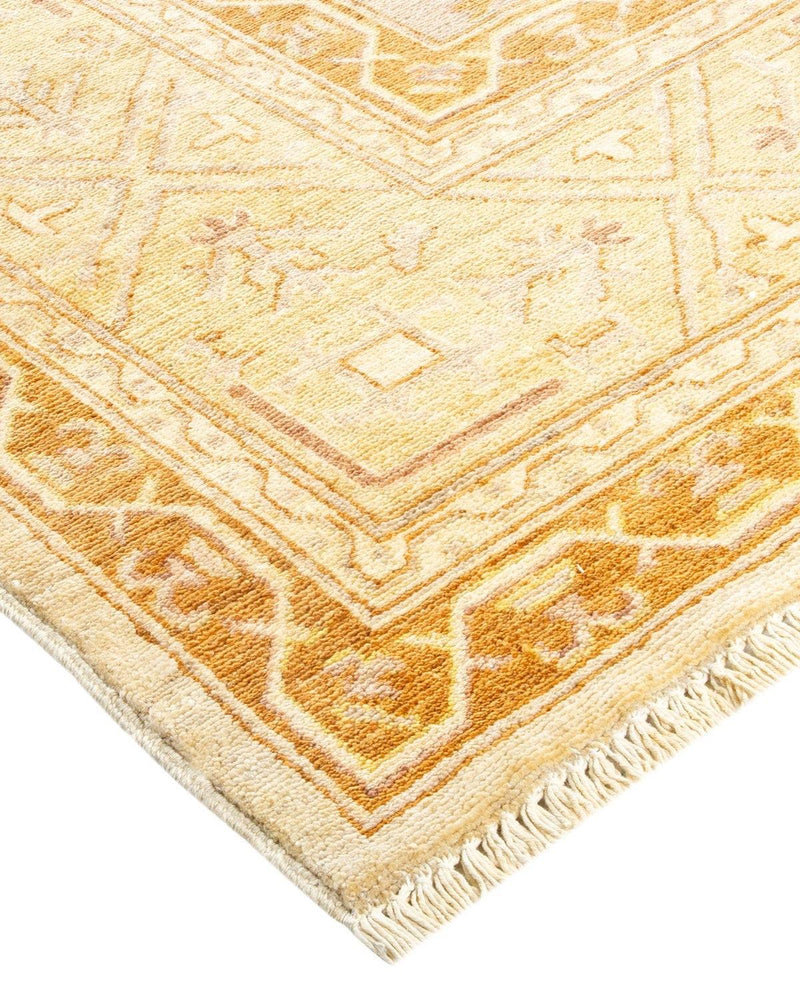 One-of-a-Kind Imported Hand-Knotted Area Rug  - Ivory, 8' 10" x 11' 8" - Modern Rug Importers