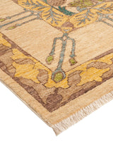 One-of-a-Kind Imported Hand-knotted Area Rug  - Ivory, 8' 10" x 12' 1" - Modern Rug Importers