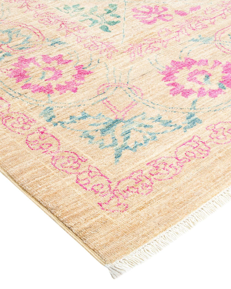 One-of-a-Kind Imported Hand-knotted Area Rug  - Ivory,  8' 2" x 10' 0" - Modern Rug Importers