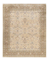 One-of-a-Kind Imported Hand-Knotted Area Rug  - Ivory,  8' 2" x 10' 1" - Modern Rug Importers