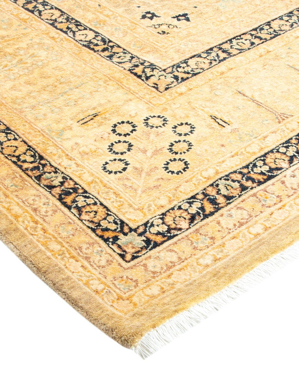 One-of-a-Kind Imported Hand-Knotted Area Rug  - Ivory, 8' 2" x 10' 1" - Modern Rug Importers