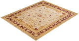 One-of-a-Kind Imported Hand-knotted Area Rug  - Ivory, 8' 2" x 10' 1" - Modern Rug Importers