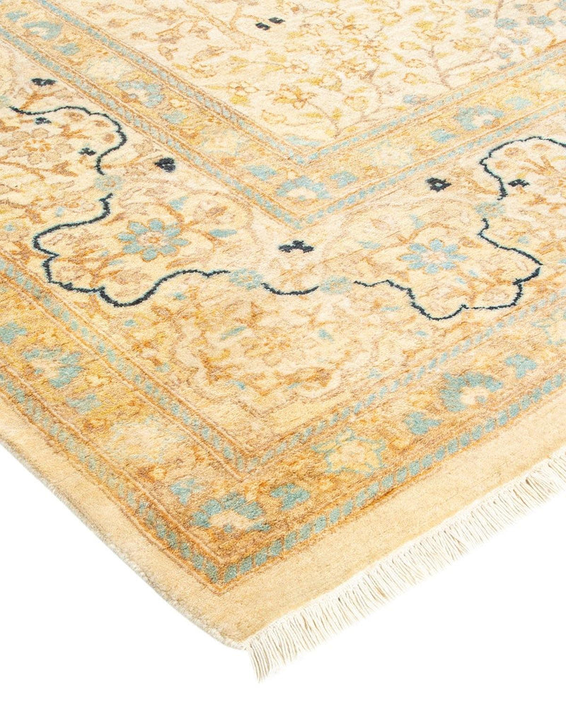 One-of-a-Kind Imported Hand-Knotted Area Rug  - Ivory, 8' 2" x 10' 3" - Modern Rug Importers