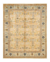One-of-a-Kind Imported Hand-Knotted Area Rug  - Ivory, 8' 2" x 10' 4" - Modern Rug Importers