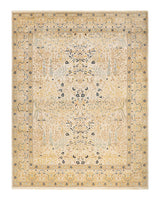 One-of-a-Kind Imported Hand-knotted Area Rug  - Ivory,  8' 2" x 10' 6" - Modern Rug Importers