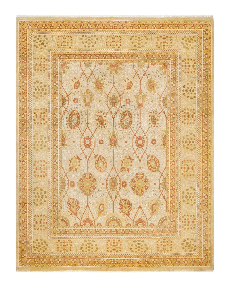 One-of-a-Kind Imported Hand-knotted Area Rug  - Ivory, 8' 2" x 10' 7" - Modern Rug Importers