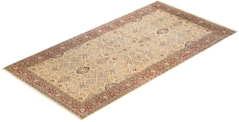 One-of-a-Kind Imported Hand-knotted Area Rug  - Ivory, 8' 2" x 16' 1" - Modern Rug Importers