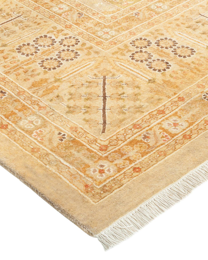 One-of-a-Kind Imported Hand-knotted Area Rug  - Ivory, 8' 2" x 8' 2" - Modern Rug Importers