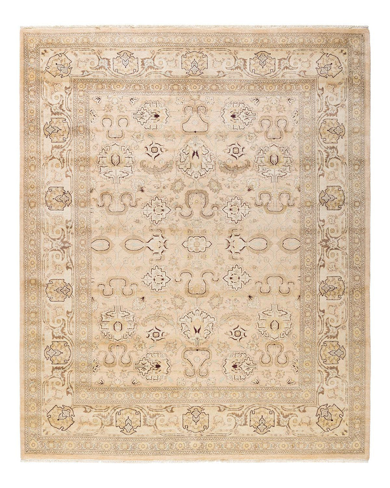 One-of-a-Kind Imported Hand-knotted Area Rug  - Ivory,  8' 2" x 9' 10" - Modern Rug Importers