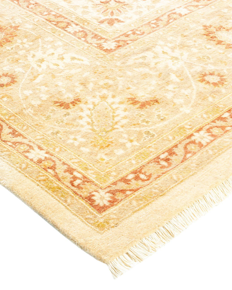 One-of-a-Kind Imported Hand-knotted Area Rug  - Ivory,  8' 3" x 10' 2" - Modern Rug Importers