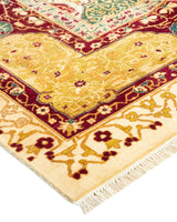One-of-a-Kind Imported Hand-Knotted Area Rug  - Ivory, 8' 3" x 10' 3" - Modern Rug Importers