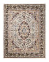 One-of-a-Kind Imported Hand-knotted Area Rug  - Ivory,  8' 3" x 10' 5" - Modern Rug Importers