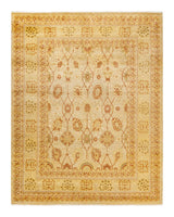 One-of-a-Kind Imported Hand-knotted Area Rug  - Ivory,  8' 3" x 10' 6" - Modern Rug Importers