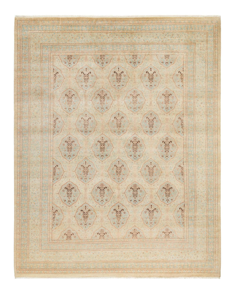 One-of-a-Kind Imported Hand-knotted Area Rug  - Ivory, 8' 3" x 10' 7" - Modern Rug Importers