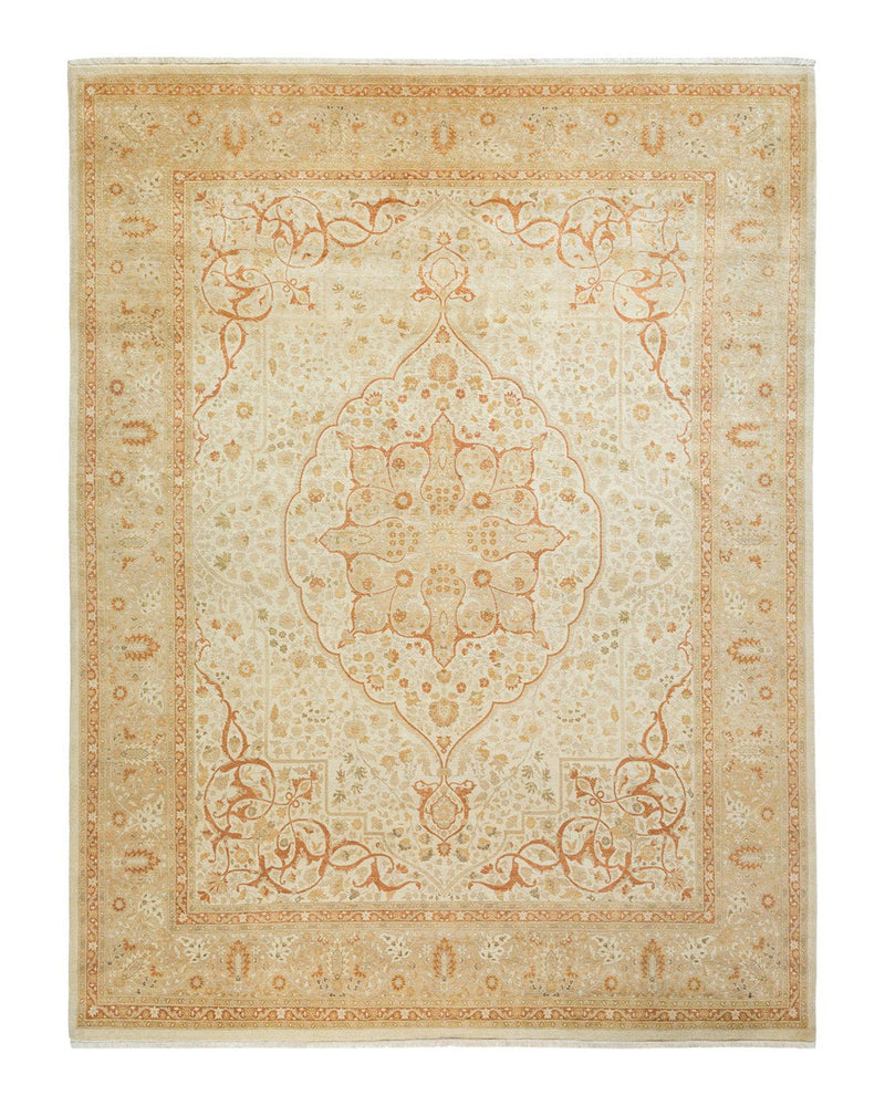 One-of-a-Kind Imported Hand-knotted Area Rug  - Ivory, 8' 3" x 10' 8" - Modern Rug Importers