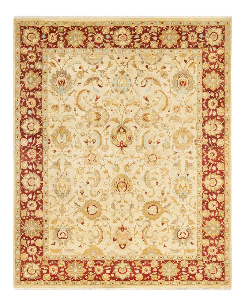 One-of-a-Kind Imported Hand-knotted Area Rug  - Ivory, 8' 4" x 10' 3" - Modern Rug Importers