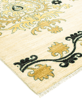 One-of-a-Kind Imported Hand-knotted Area Rug  - Ivory, 8' 5" x 10' 4" - Modern Rug Importers