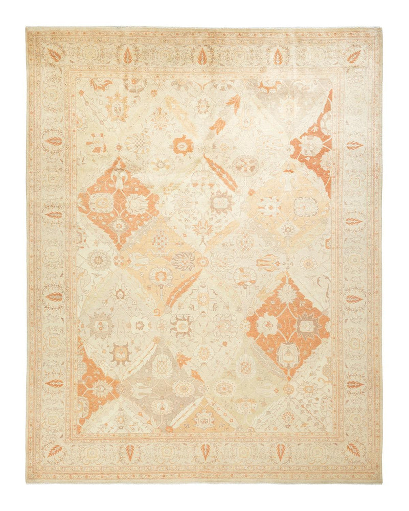 One-of-a-Kind Imported Hand-knotted Area Rug  - Ivory, 8' 5" x 10' 8" - Modern Rug Importers