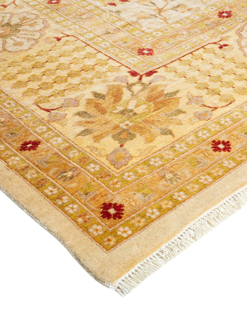 One-of-a-Kind Imported Hand-Knotted Area Rug  - Ivory, 9' 0" x 11' 10" - Modern Rug Importers