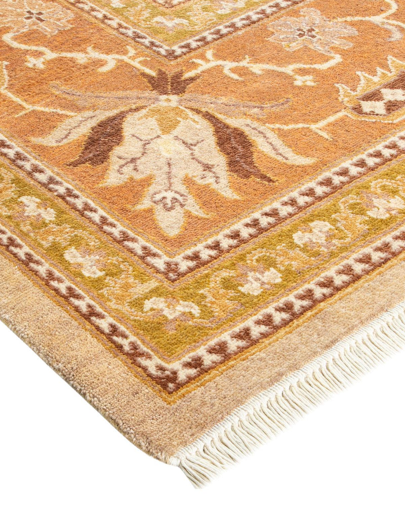One-of-a-Kind Imported Hand-Knotted Area Rug  - Ivory, 9' 1" x 11' 10" - Modern Rug Importers