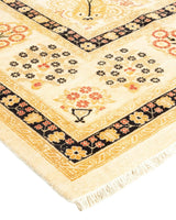 One-of-a-Kind Imported Hand-knotted Area Rug  - Ivory, 9' 1" x 12' 0" - Modern Rug Importers