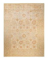 One-of-a-Kind Imported Hand-knotted Area Rug  - Ivory, 9' 1" x 12' 1" - Modern Rug Importers