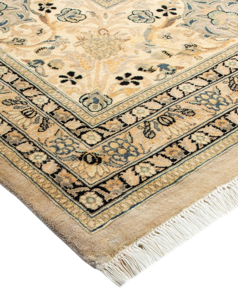One-of-a-Kind Imported Hand-Knotted Area Rug  - Ivory, 9' 1" x 12' 3" - Modern Rug Importers