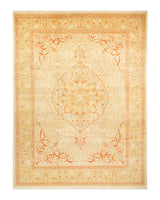 One-of-a-Kind Imported Hand-knotted Area Rug  - Ivory, 9' 10" x 13' 3" - Modern Rug Importers