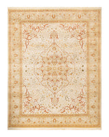 One-of-a-Kind Imported Hand-Knotted Area Rug  - Ivory, 9' 2" x 11' 10" - Modern Rug Importers
