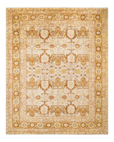 One-of-a-Kind Imported Hand-knotted Area Rug  - Ivory, 9' 2" x 11' 4" - Modern Rug Importers