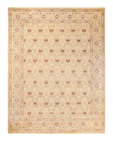 One-of-a-Kind Imported Hand-Knotted Area Rug  - Ivory, 9' 2" x 11' 9" - Modern Rug Importers