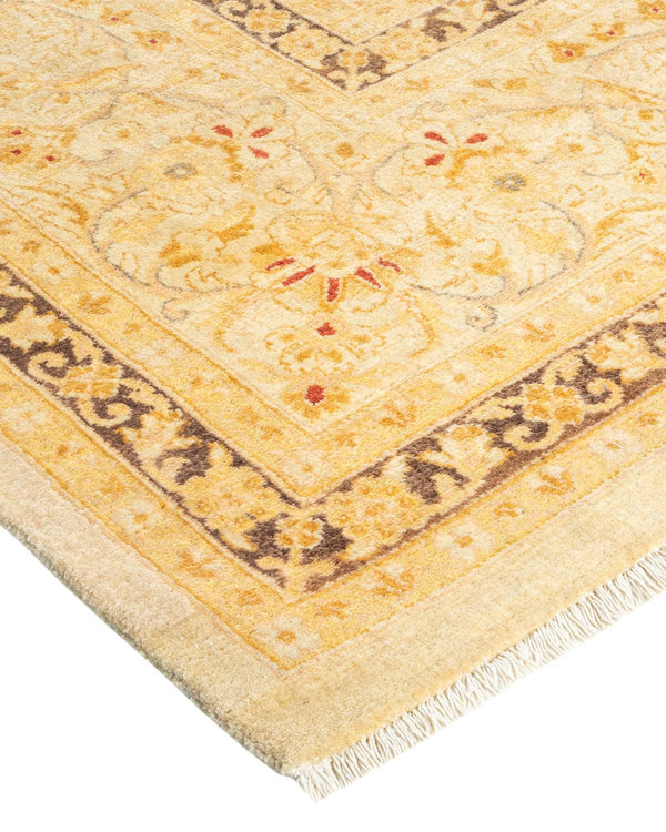 One-of-a-Kind Imported Hand-Knotted Area Rug  - Ivory, 9' 2" x 12' 1" - Modern Rug Importers